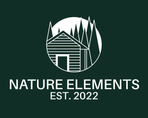 Campsite Nature Woods  logo design