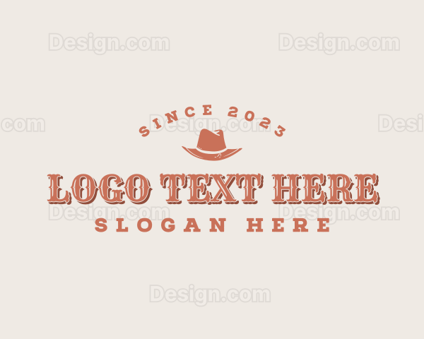 Vintage Cowboy Hat Logo