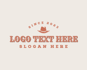 Vintage Cowboy Hat logo