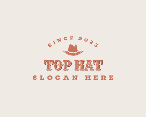 Vintage Cowboy Hat logo design