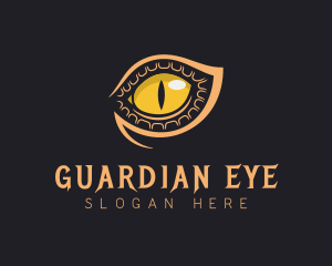 Safari Crocodile Eye logo design