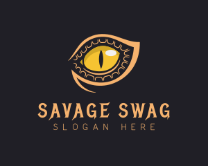 Safari Crocodile Eye logo