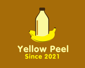 Banana Milk Bottle  logo