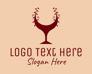 Red Wine Glass Bar logo