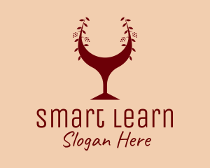 Red Wine Glass Bar Logo