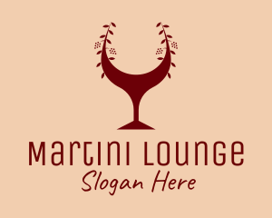 Red Wine Glass Bar logo