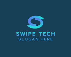 Tech Developer Letter S logo design