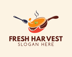 Healthy Vegan Soup Restaurant logo design