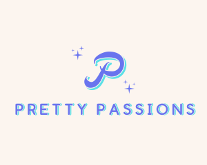 Cursive Shiny Beauty logo