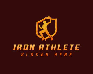 Basketball Player Athlete logo design