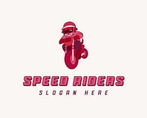 Motorcycle Sports Dog logo