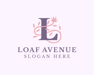 Floral Spa Letter L logo design