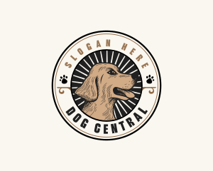 Dog Puppy Veterinary logo design