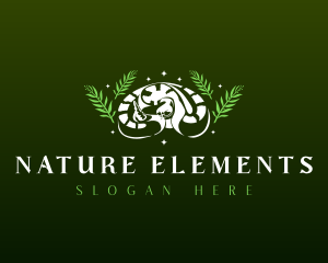 Nature Snake Conservation logo design