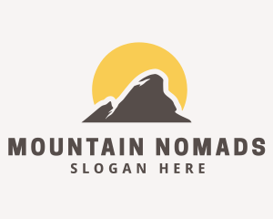 Mountain Peak Hiking logo design