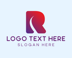 Modern Digital Letter R  logo