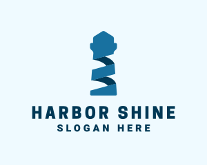 Blue Ribbon Lighthouse  logo