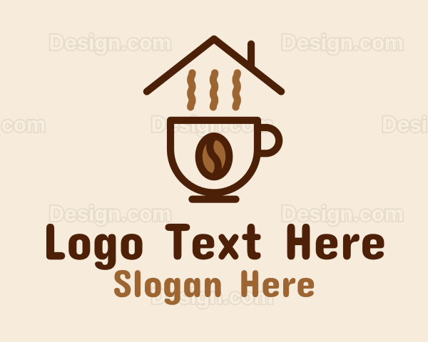 Steamy Coffee Cup Logo