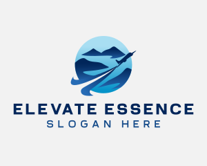 Island Airplane Travel Logo