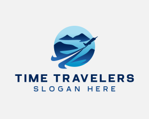 Island Airplane Travel logo design