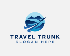 Island Airplane Travel logo design