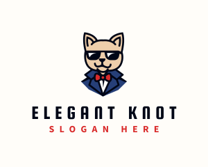 Cool Sunglass Cat logo