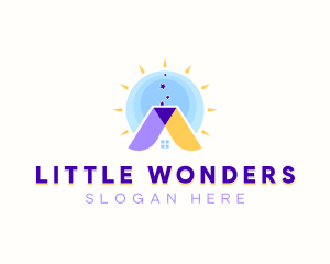 Childcare Preschool Kindergarten logo design