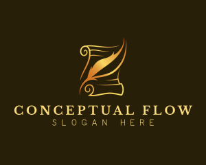 Quill Writing Scroll logo