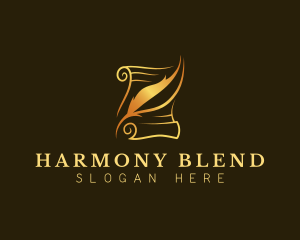 Quill Writing Scroll logo