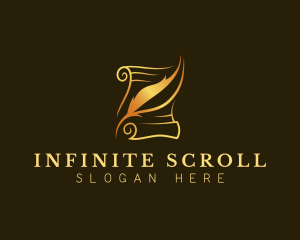 Quill Writing Scroll logo