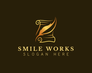 Quill Writing Scroll logo