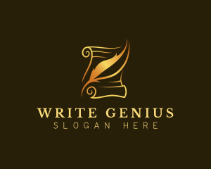 Quill Writing Scroll logo