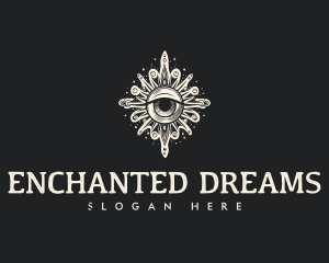 Bohemian Spiritual Eye logo design