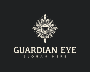 Bohemian Spiritual Eye logo design