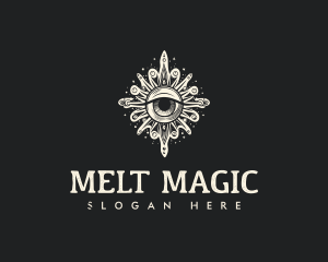 Bohemian Spiritual Eye logo design