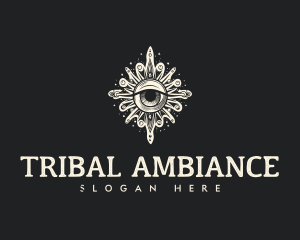 Bohemian Spiritual Eye logo design