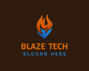 Blaze Cooling Fuel Thermal logo