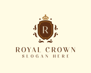 Royal Crown Shield logo design