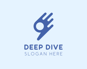 Dive Swimmer Number 9 logo