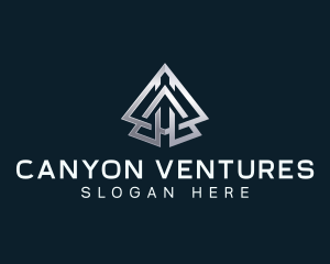 Professional Industrial Pyramid logo design