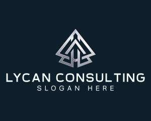 Professional Industrial Pyramid logo design