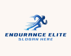 Athlete Running Marathon logo