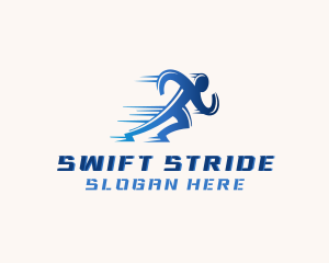 Athlete Running Marathon logo