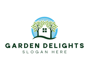 Tree House Gardening logo design