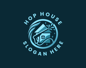 House Hydro Pressure Wash logo design