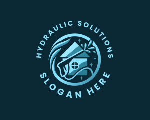 House Hydro Pressure Wash logo design