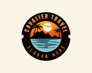 Ocean Mountain Travel logo design