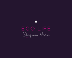 Luxurious Neon Bar Wordmark logo design