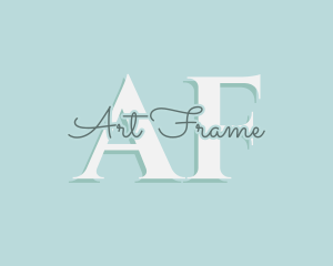 Feminine Handwriting Signature Logo