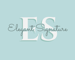 Feminine Handwriting Signature logo design